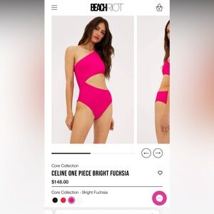 Beach Riot Celine one piece size Medium